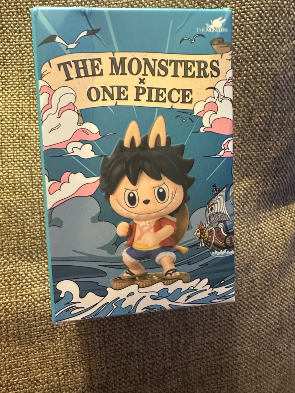 The Monsters x One Piece Luffy Collectible Figure - Black & Tan